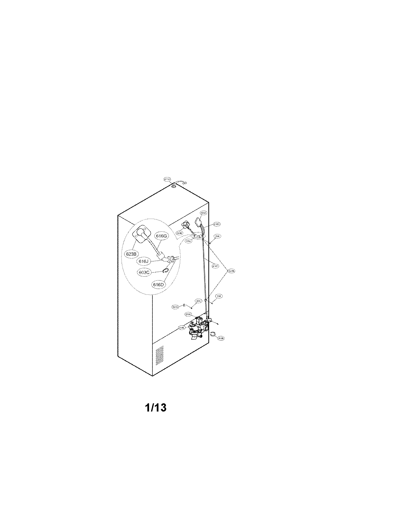 Valve and water tube parts