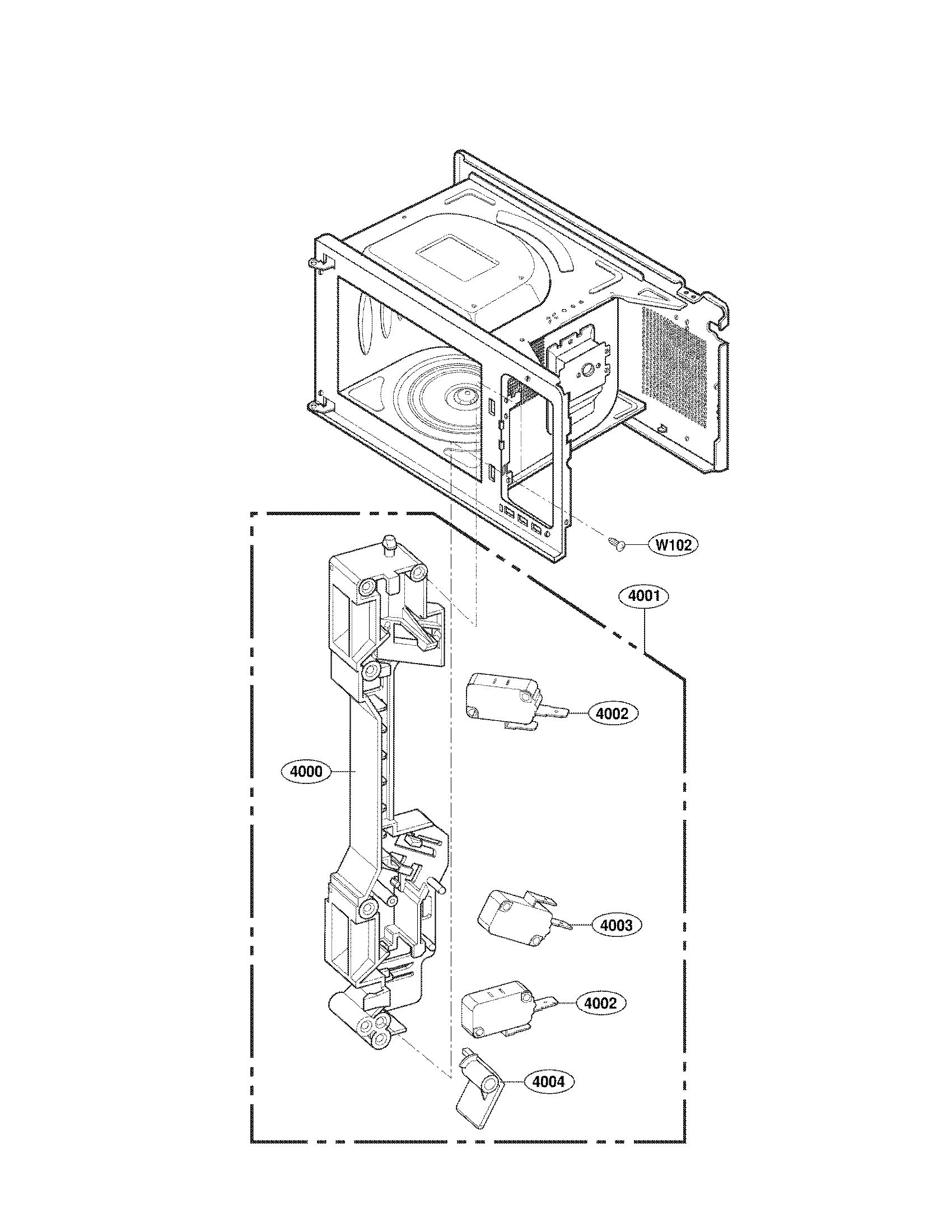 Latch board parts