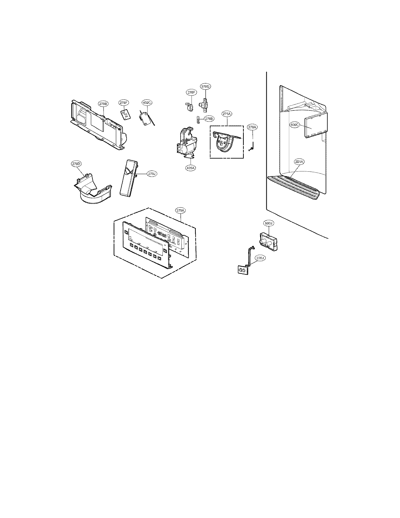 DISPENSER PARTS