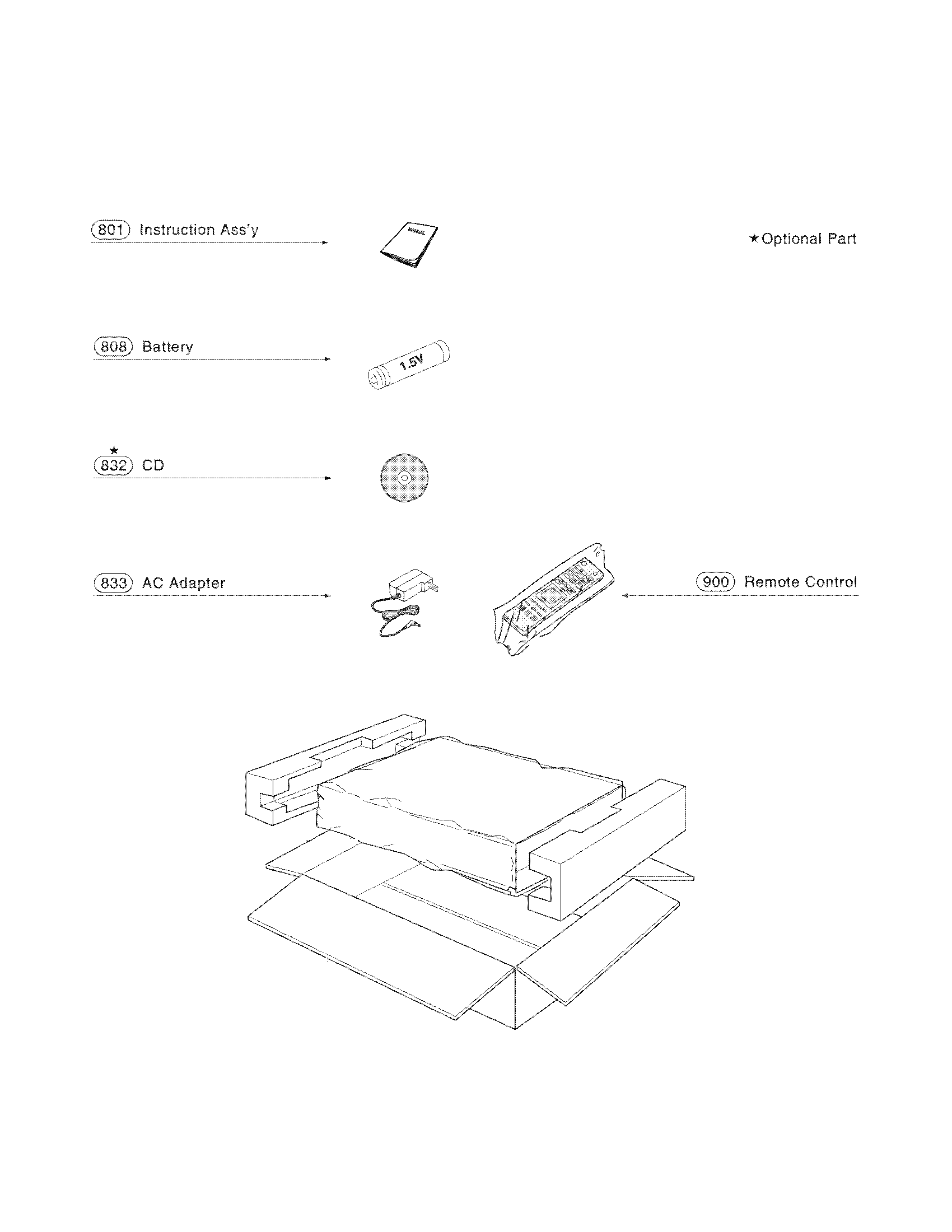 Accessory parts