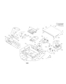 Cabinet and main frame parts