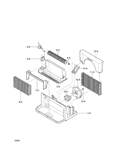 Air handling and cycle parts
