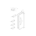 Kenmore 79551314014 refrigerator door parts diagram