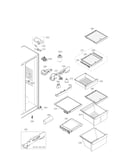Refrigerator compartment parts