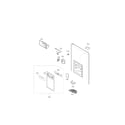 Kenmore 79551314014 dispenser parts diagram