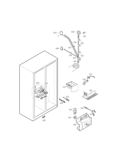 Ice and water parts