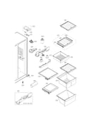 Refrigerator compartment parts