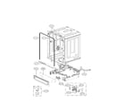 LG LDF7561ST exploded view parts 2 diagram