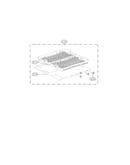 Cutlery rack assembly parts