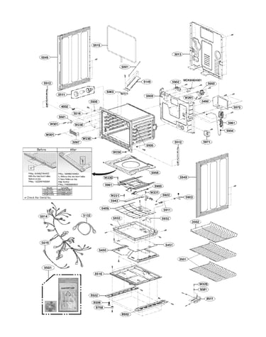 Lower cavity parts