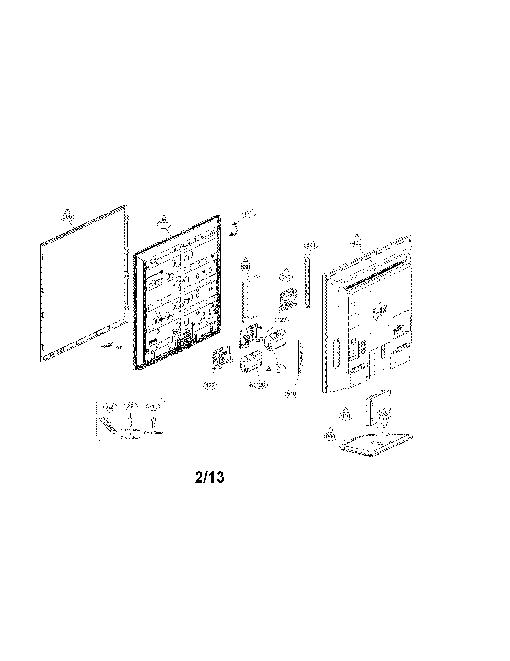 Exploded view part