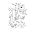 Kenmore Elite 79571072013 case parts diagram