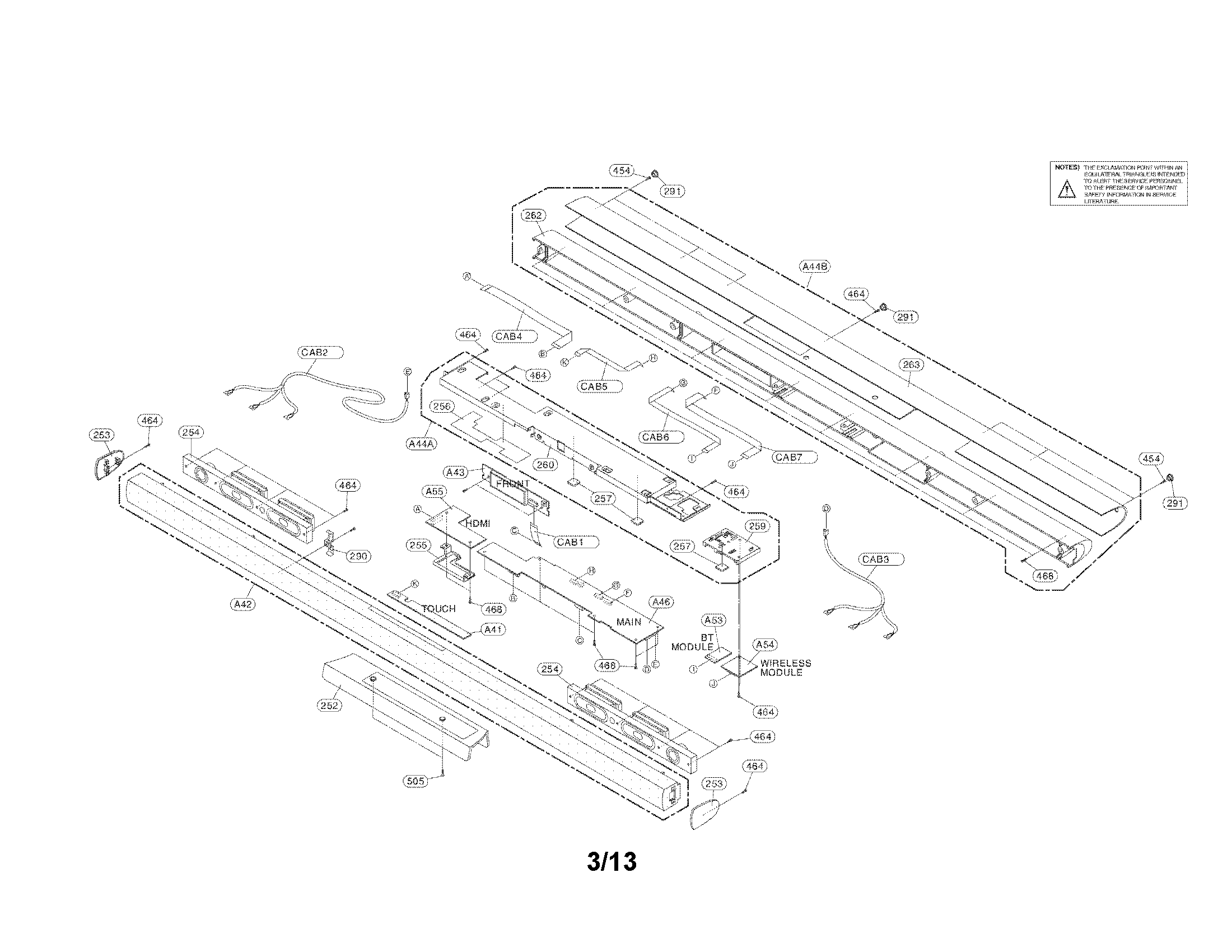 Receiver bar parts