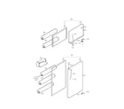 Kenmore 79578003210 door parts diagram