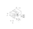 Kenmore 72166222011 oven cavity parts diagram