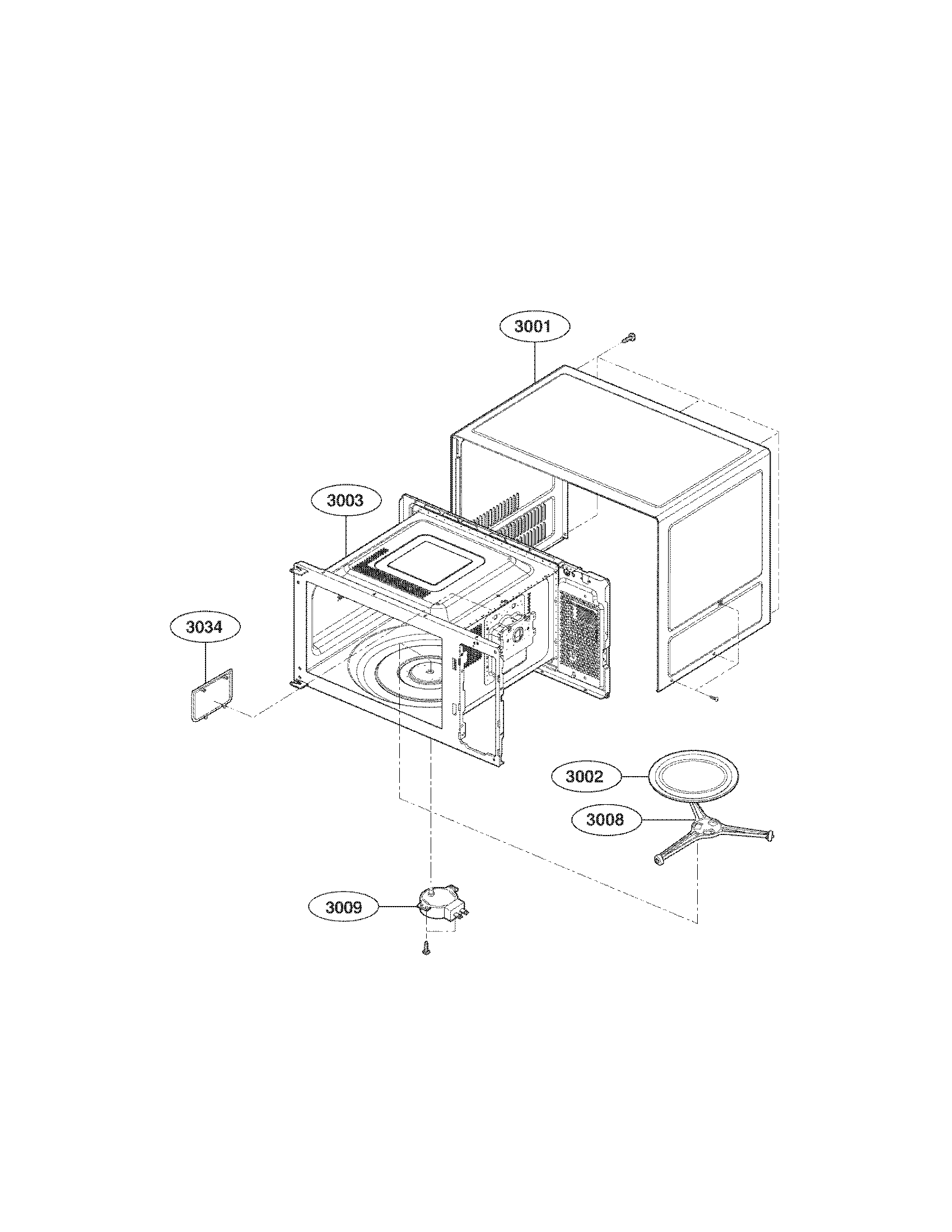 Oven cavity parts