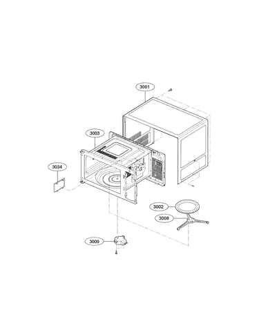 Oven cavity parts
