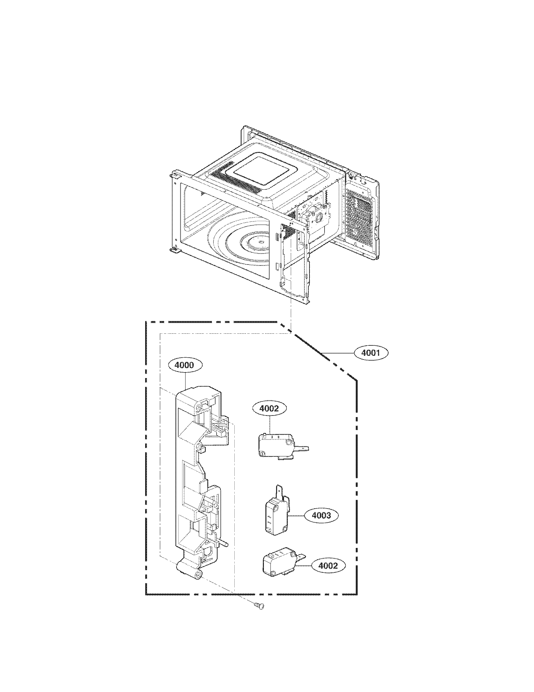 Latch board parts