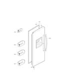 Freezer door parts