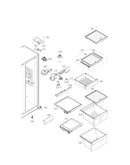 Refrigerator compartment parts
