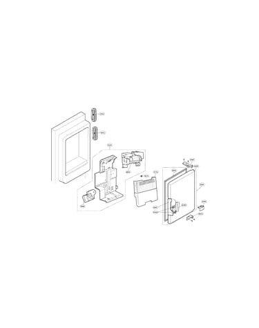 Ice maker and ice bin parts