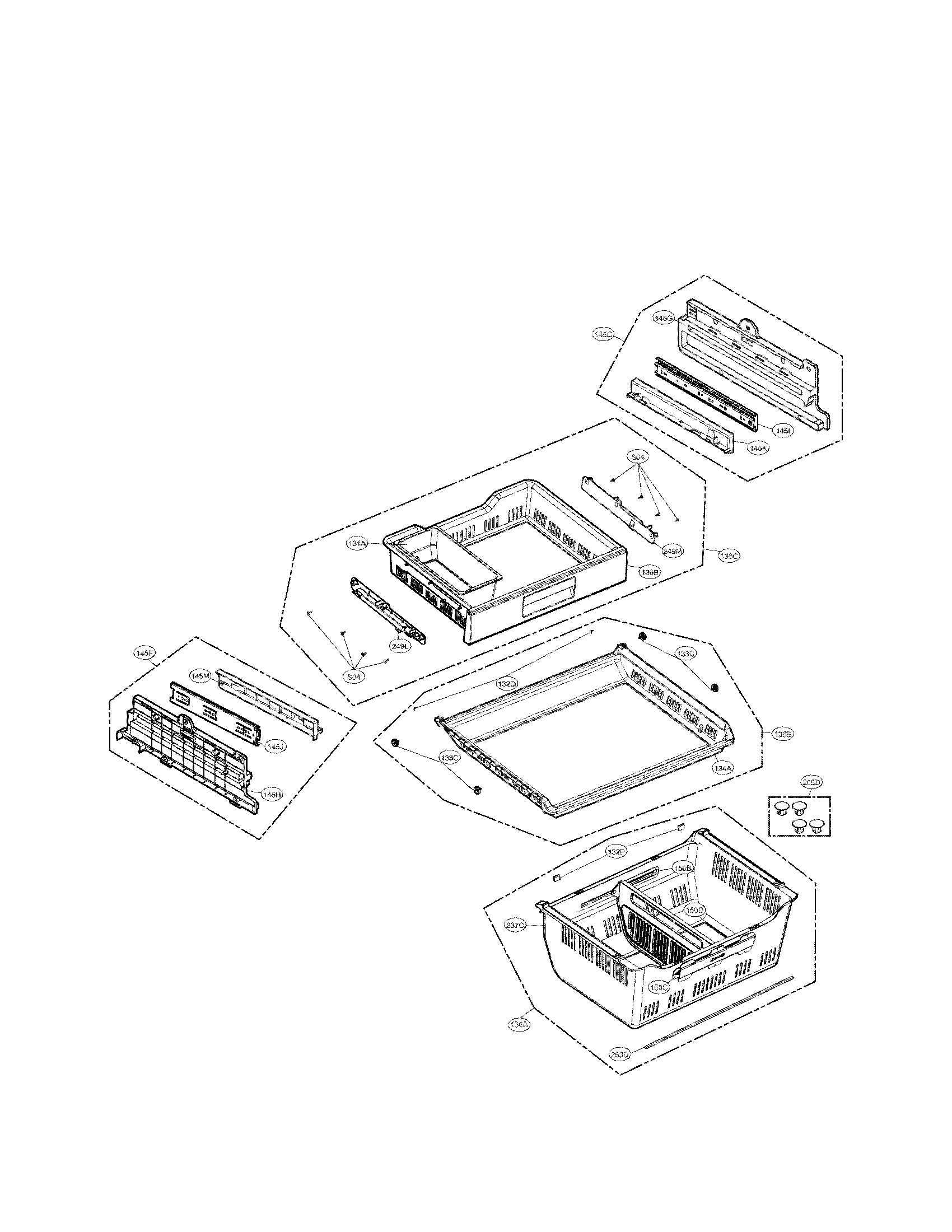 Freezer parts