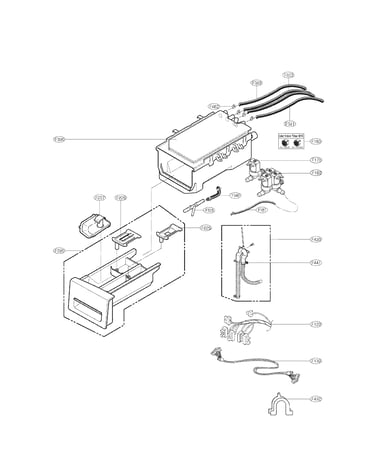Dispenser assembly parts