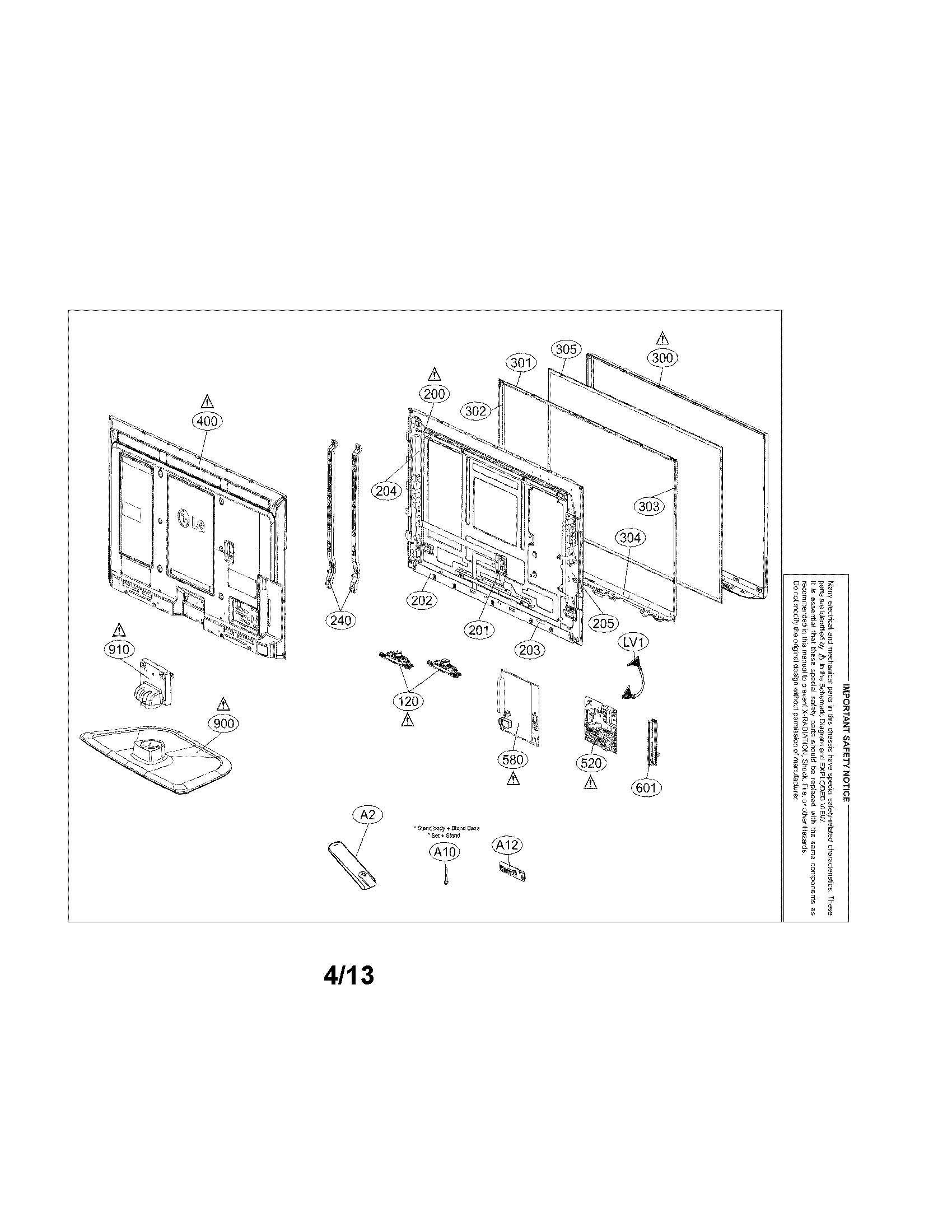 Exploded view parts