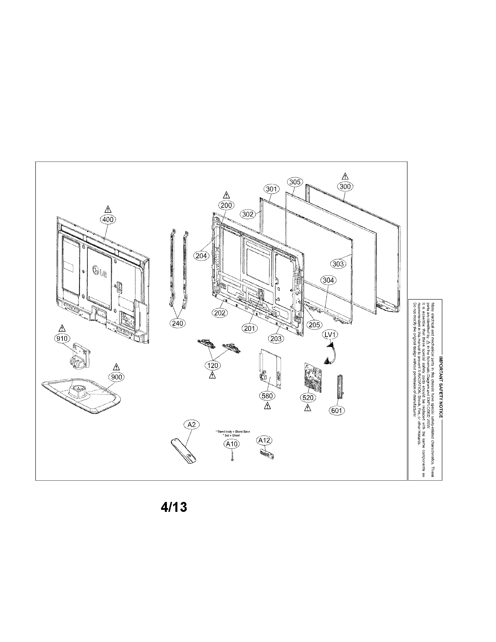 Exploded view parts