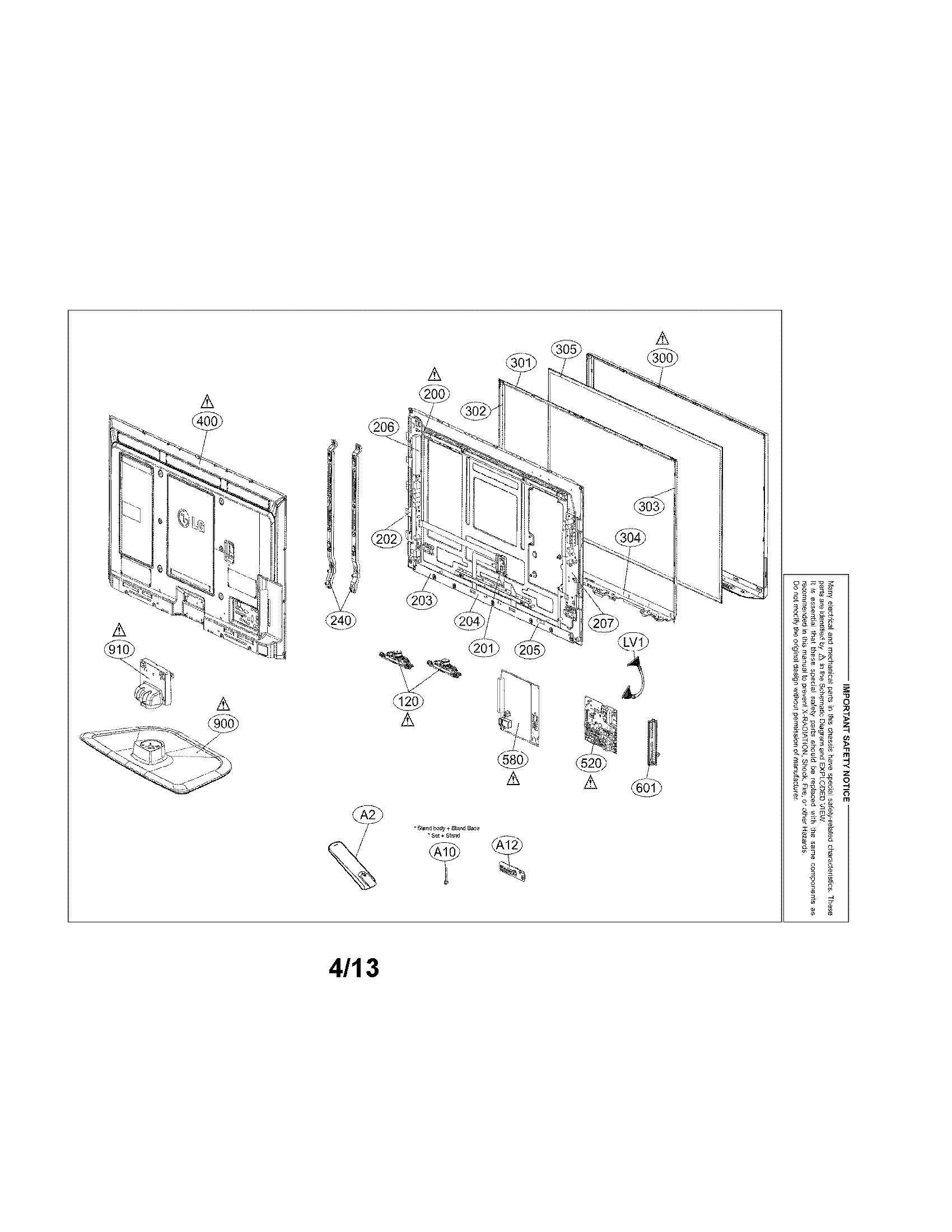 Exploded view parts