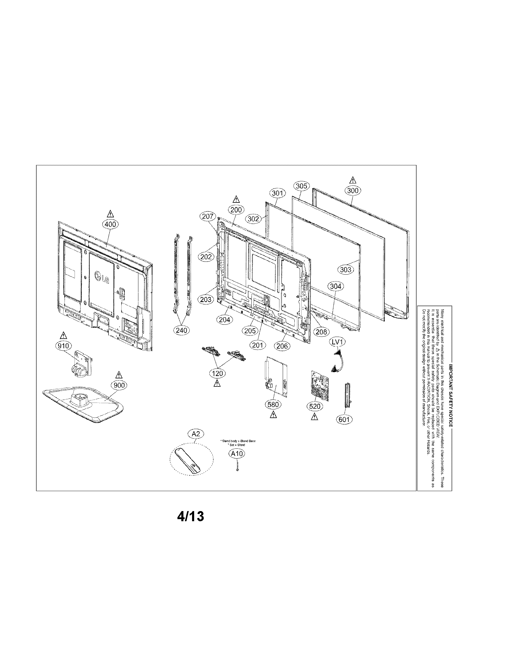 Exploded view parts