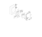 Kenmore Elite 79572092310 ice maker and ice bin parts diagram