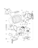 Drum and motor assembly parts