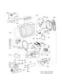 Drum and motor assembly parts
