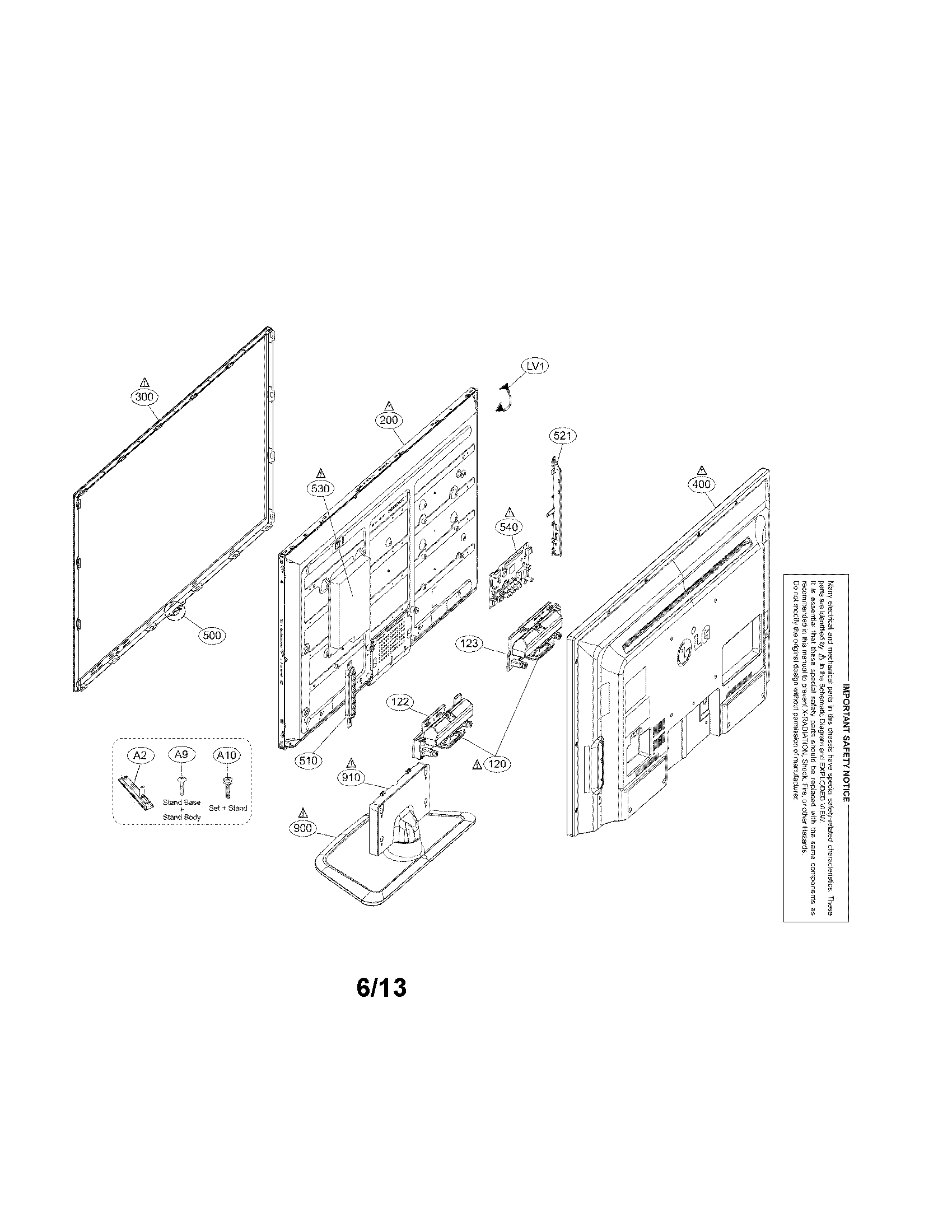 Exploded view parts