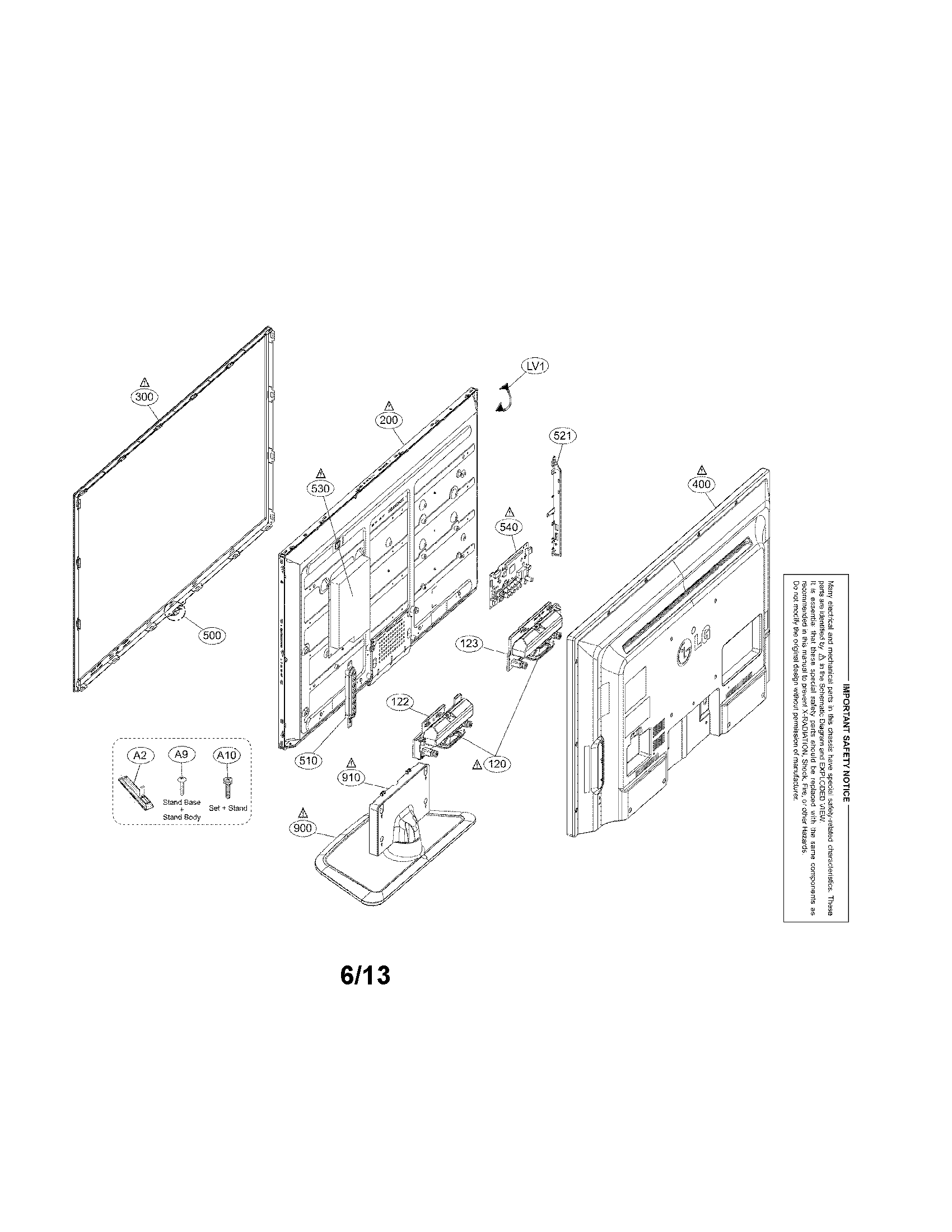 Exploded view parts