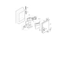 Kenmore 79572032112 ice maker and ice bank parts diagram