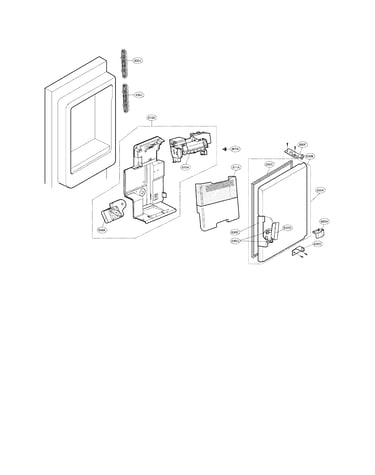 Ice maker and ice bank parts