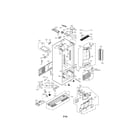 LG LFX29927SB/00 case parts diagram