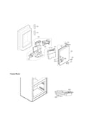 Ice maker and ice bin parts