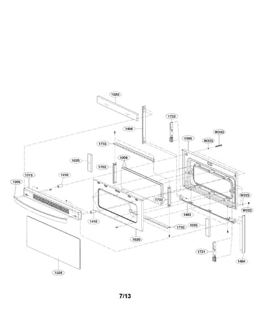 Upper door parts