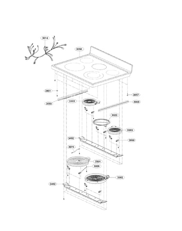 Cooktop parts