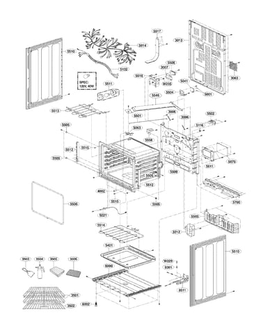 Lower cavity parts