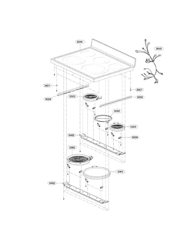 Cooktop parts