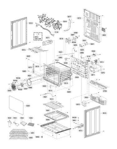 Lower cavity parts
