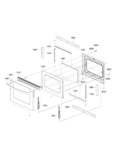 Lower door parts