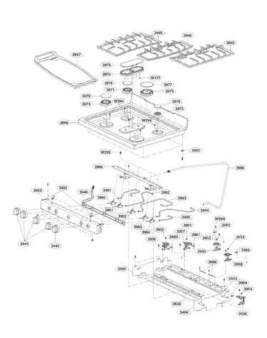 Cooktop parts