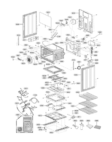 Lower cavity parts