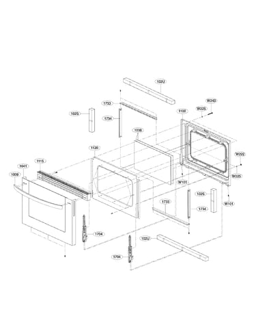Lower door parts