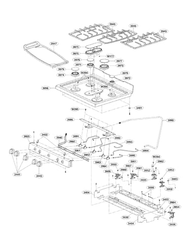 Cooktop parts